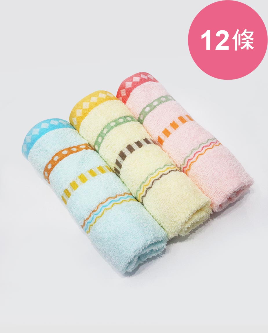 【三花】QQ果凍條童巾12條-顏色隨機 TL103