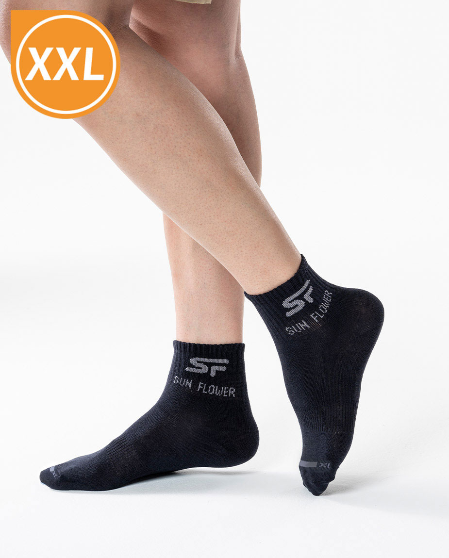 【大尺寸】薄款1/2男女適用休閒襪.襪子 50A