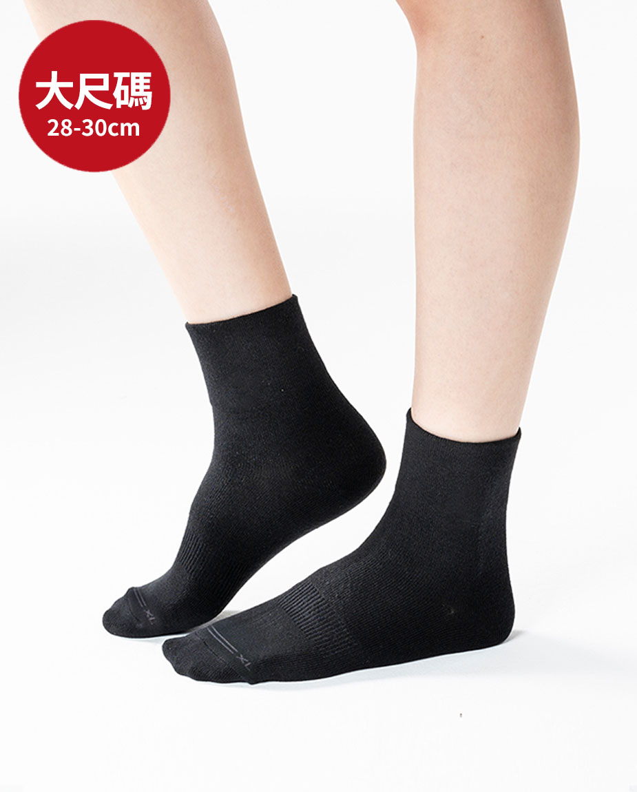 【大尺寸】三花無痕肌1/2男女適用襪.襪子 SX112