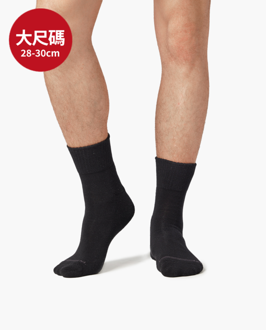 【大尺寸】三花無痕肌1/2男女運動襪.襪子 SX008
