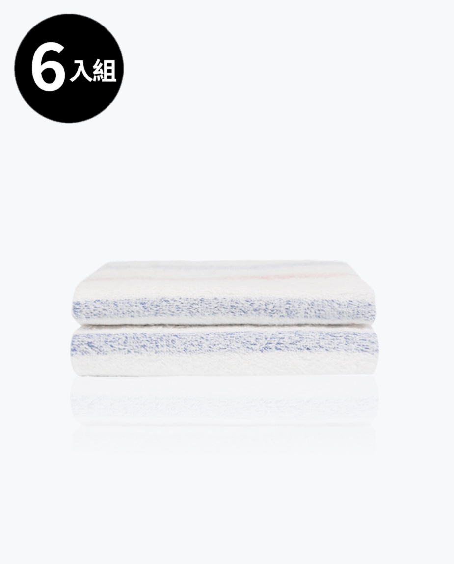 【三花】輕柔光影童巾6條-顏色隨機 TL115
