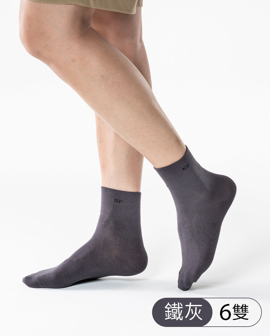 【6雙組】無痕肌1/2男女適用襪.襪子 S111